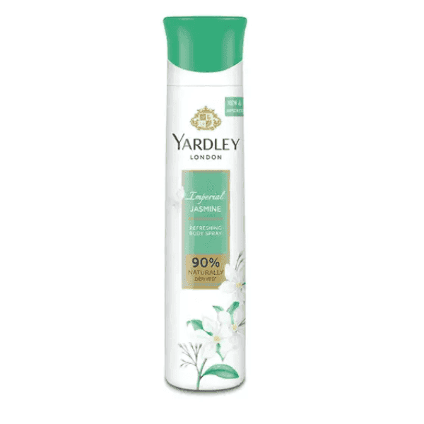 yardley london imperial jasmine refreshing body spray 150 ml