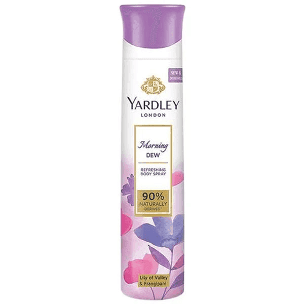 yardley morning dew refreshing body spray 150 ml