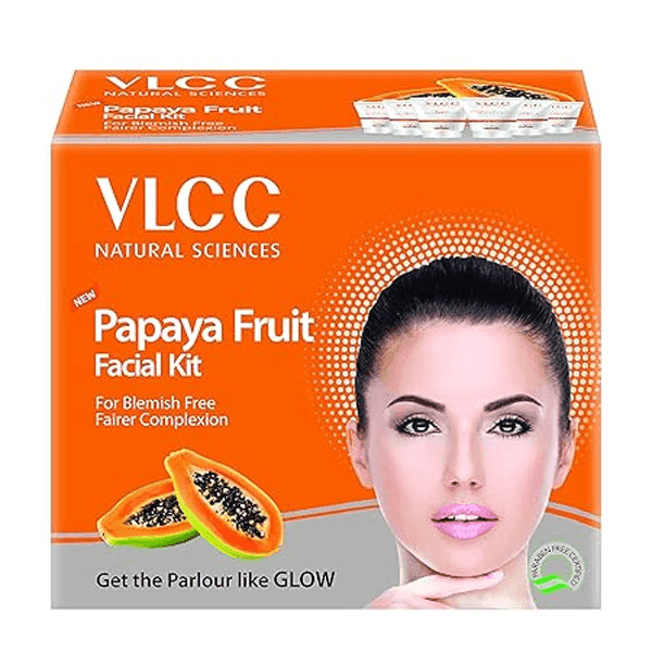 vlcc papaya fruit facial kit 60 gm