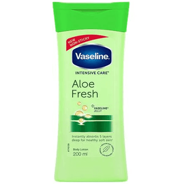 vaseline aloe fresh body lotion 200 ml