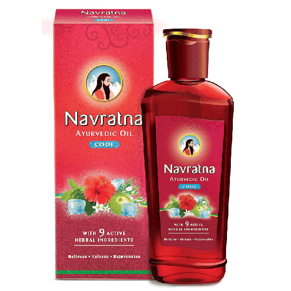 navratna ayurvedic cool hair oil 90 ml