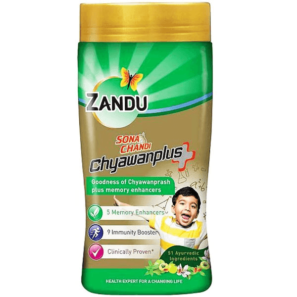 zandu sona chandi chyawanplus 450 gm