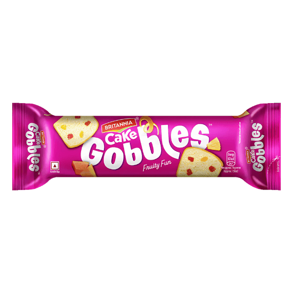 britannia gobbles fruity fun cake 100 gm