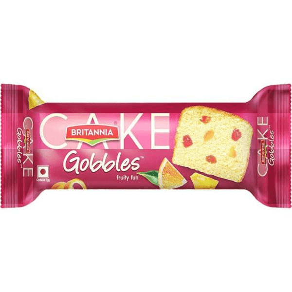 britannia gobbles fruity fun cake 90 gm