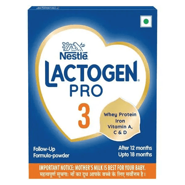nestle lactogen pro 3 (after 12 months upto 18 months) 400 gm 
