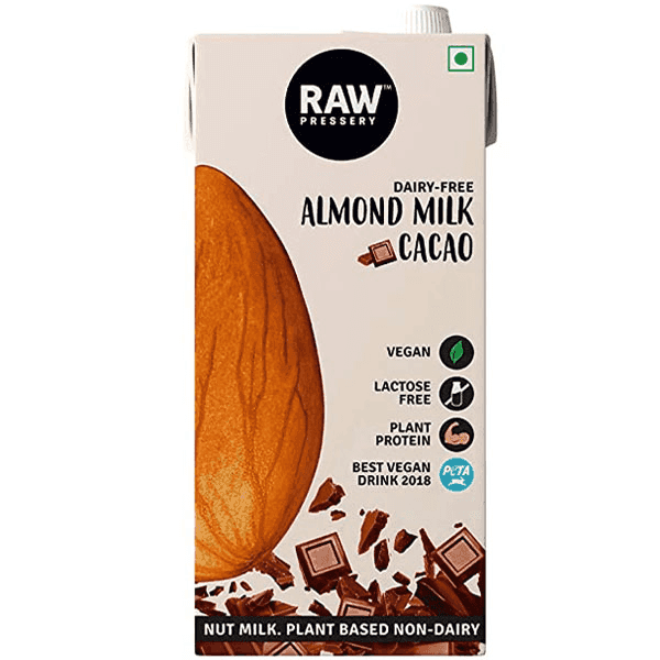 raw almond milk cacao drink 1 ltr
