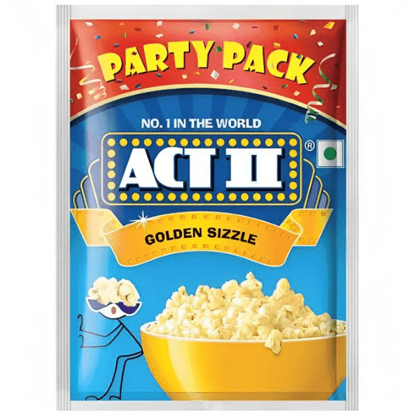 act 2 golden sizzle popcorn 120 gm