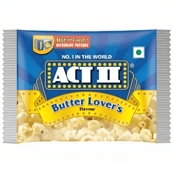 act 2 butter lover's flavour popcorn 99 gm