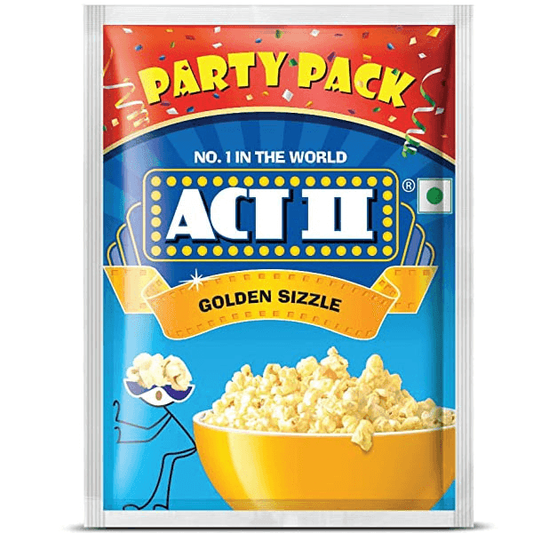 act 2 golden sizzle popcorn 150 gm