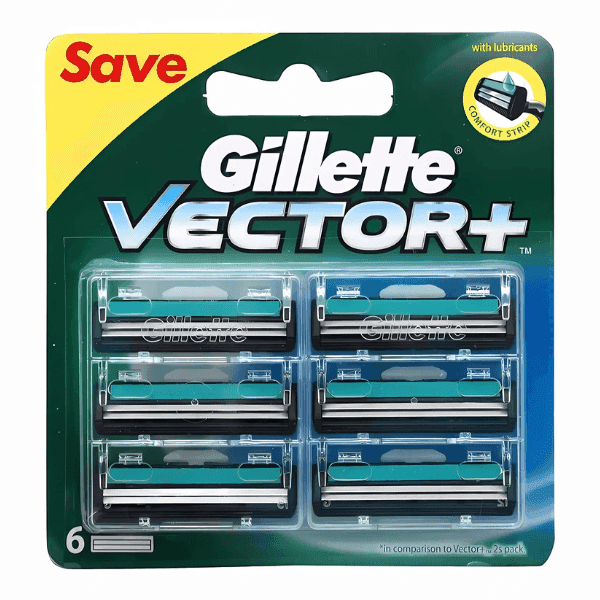 gillette vector+ 6 cartridges