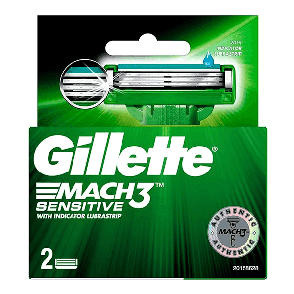 gillette mach3 sensitive 2 cartridges