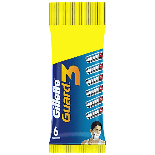 gillette guard3 6 cartridges