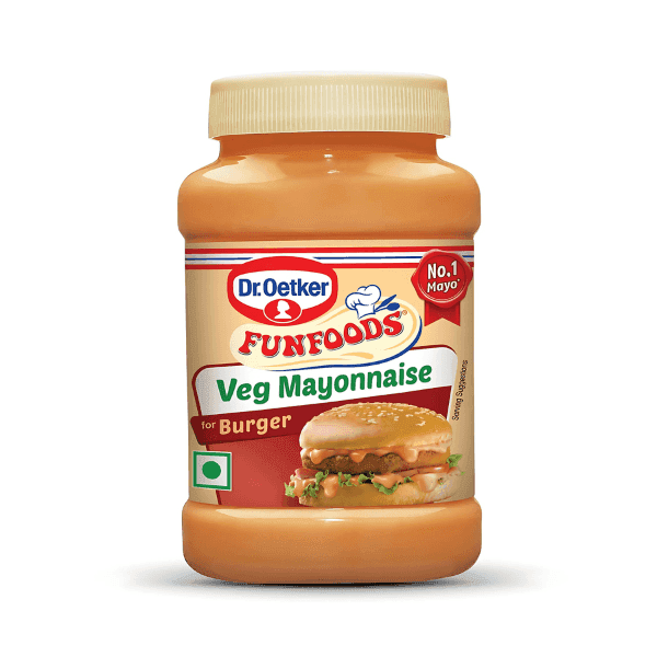 funfoods veg mayonnaise burger 250 gm
