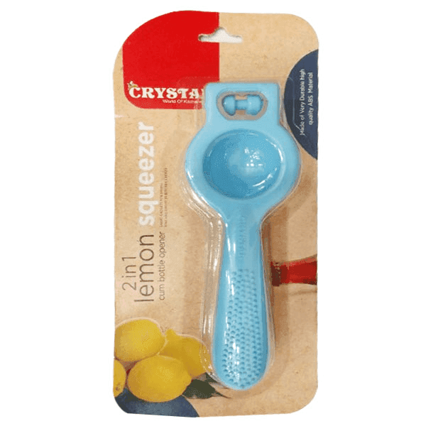 crystal 2 in 1 lemon squeezer 1 pc