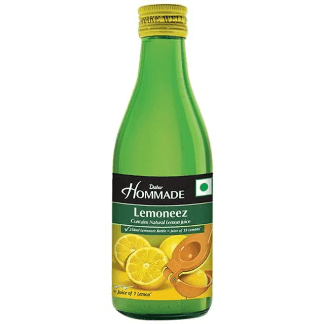 dabur hommade lemoneez juice 250 ml