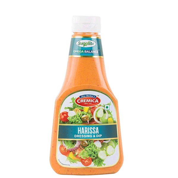 cremica harissa dressing & dip sauce 350 gm