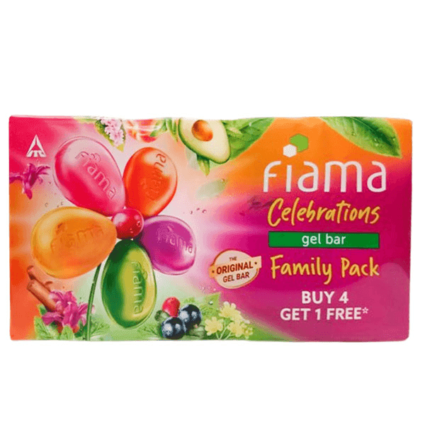 fiama celebrations gel bar 5*125 gm 