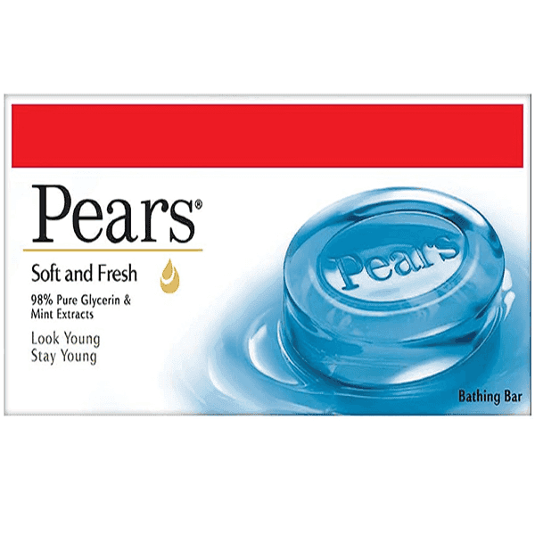 pears soft and fresh bathing bar set 4*125 gm