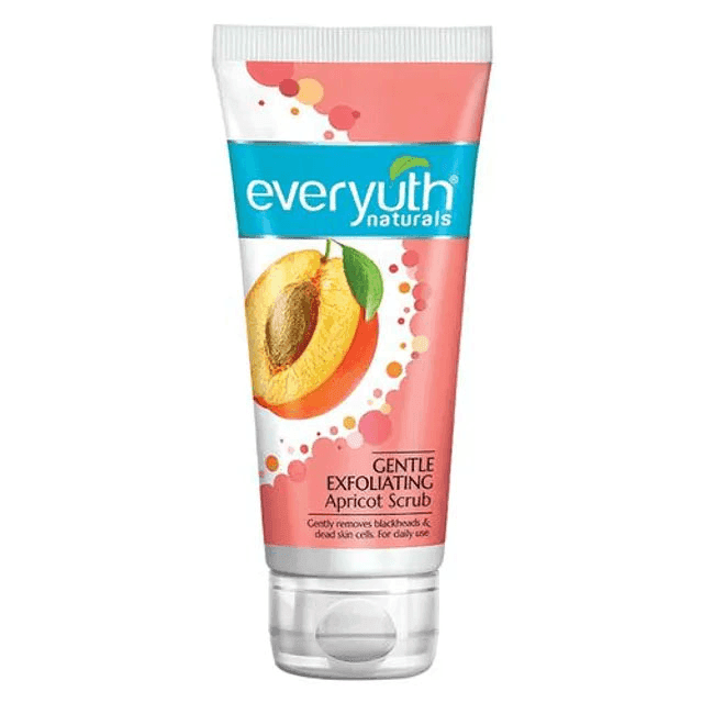 everyuth naturals gentle exfoliating apricot scrub 50 gm
