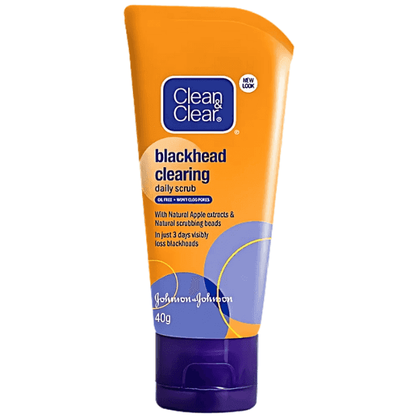 clean & clear blackhead clearing daily scrub 40 gm