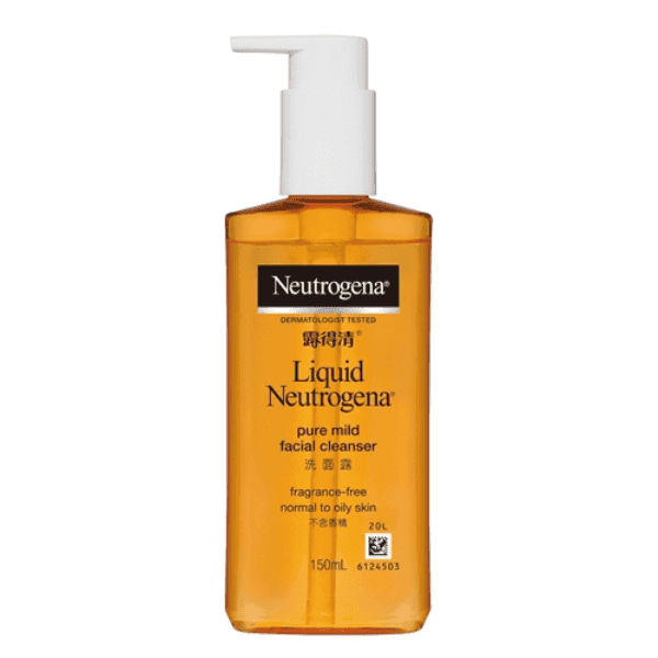 neutrogena liquid pure mild facial cleanser 150 ml