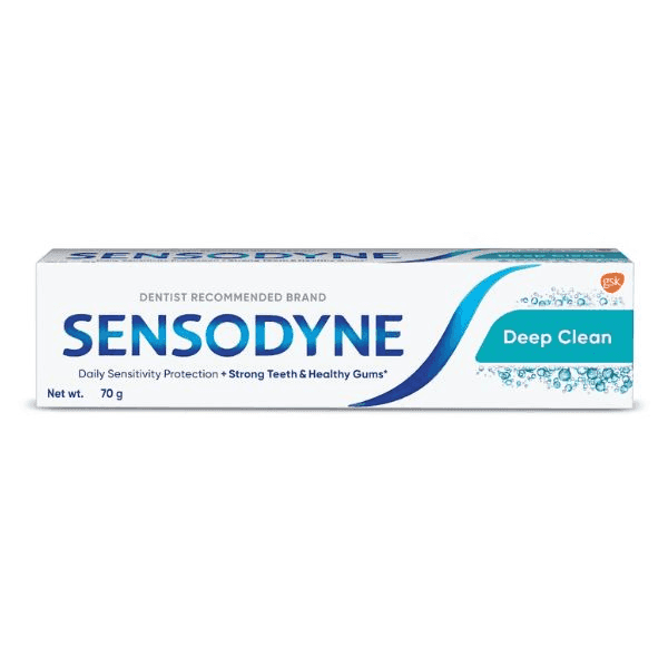 sensodyne deep clean tooth paste 70 gm