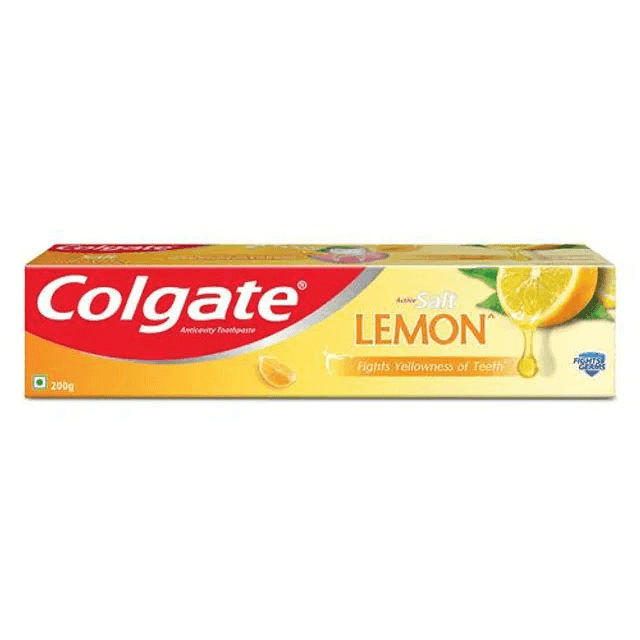 colgate active salt lemon tooth paste 200 gm