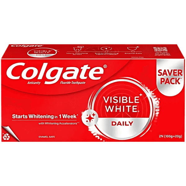 colgate visible white daily tooth paste 240 gm