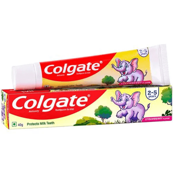 colgate kids 2-5 years strawberry tooth paste 40 gm