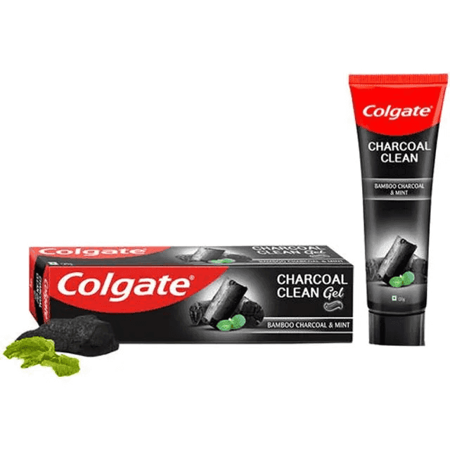 colgate charcoal clean gel tooth paste 120 gm