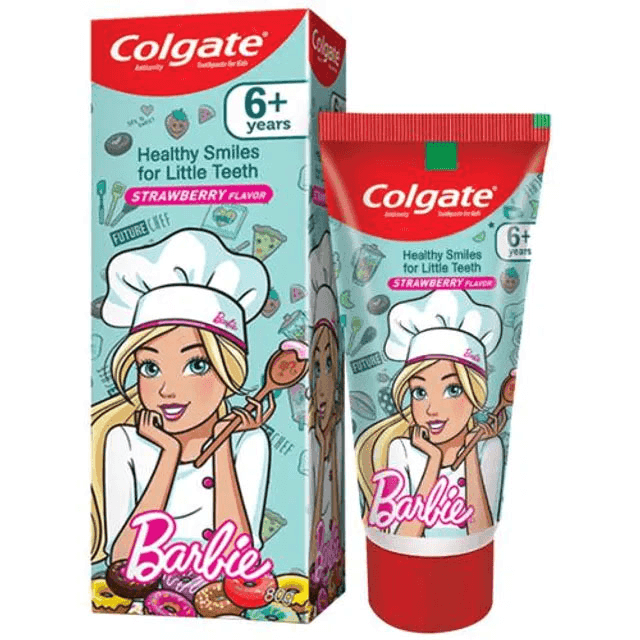 colgate barbie 6+ years tooth paste 80 gm