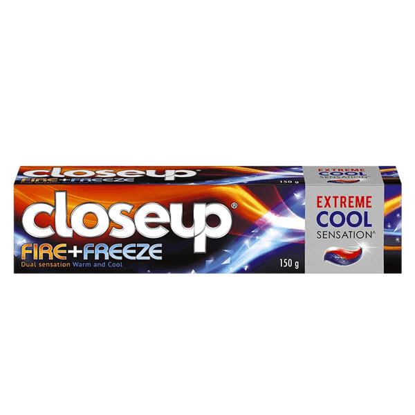 closeup fire + freeze gel tooth paste 150 gm