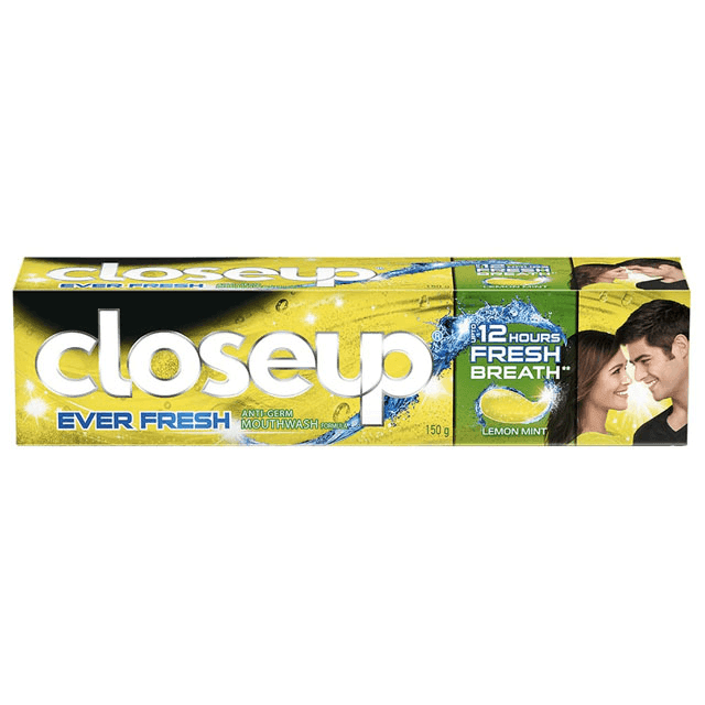 closeup ever fresh lemon mint tooth paste 150 gm