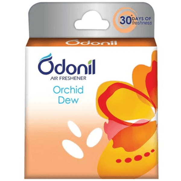 odonil orchid dew bathroom air freshener 48 gm