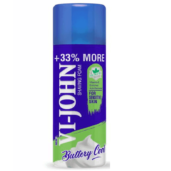 vi-john shaving foam for sensitive skin 400 gm