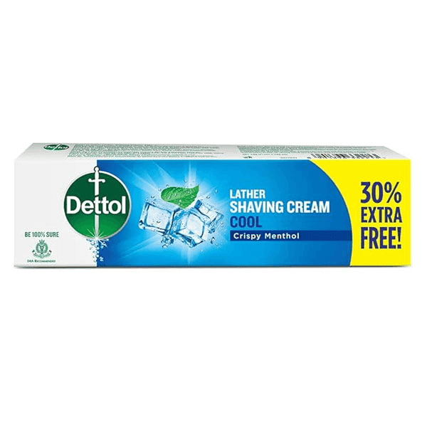 dettol cool crispy menthol lather shaving cream 78 gm