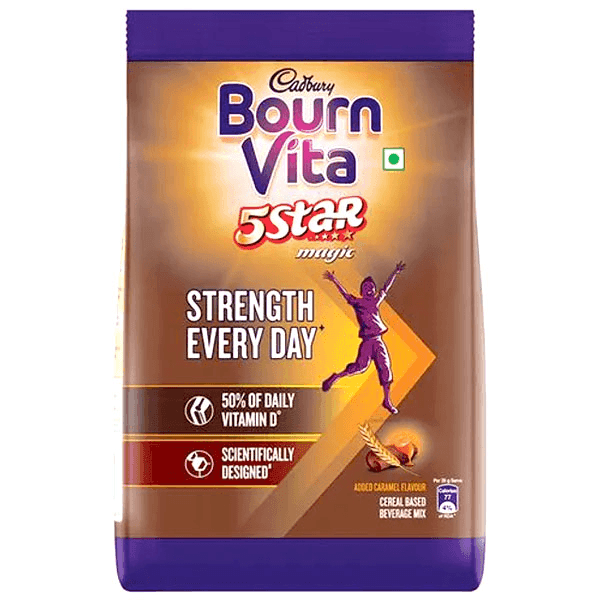 cadbury bourn vita 5 star magic 500 gm (pouch)