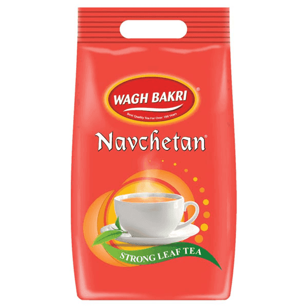 wagh bakri navchetan strong leaf tea 1 kg 