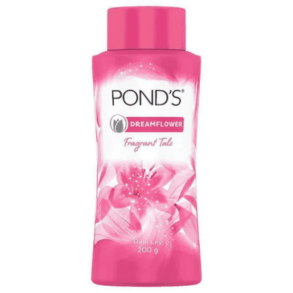 pond's dreamflower pink lily fragrant talc 200 gm