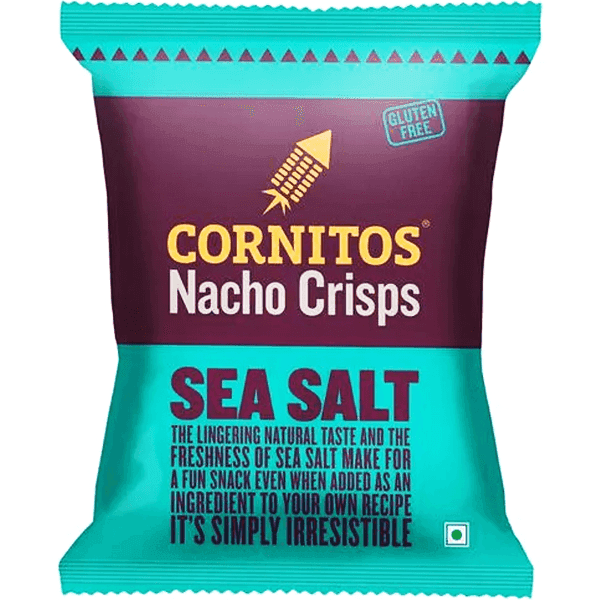 cornitos nacho crisps sea salt 150 gm