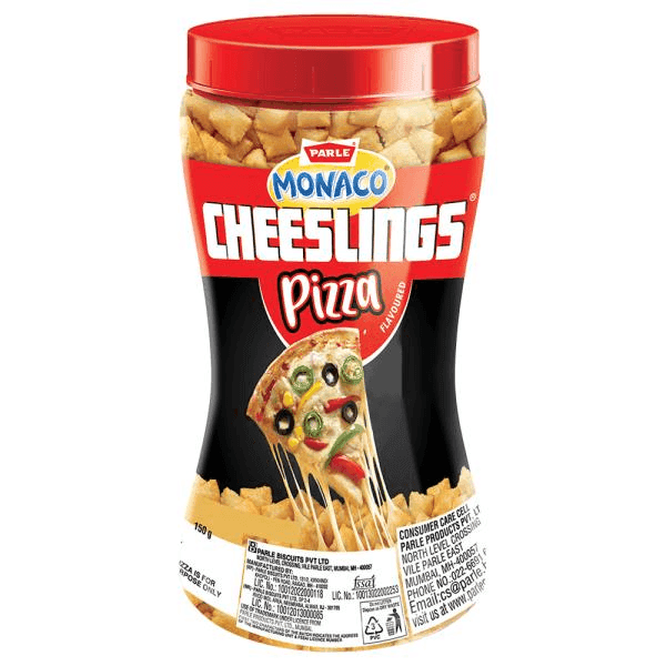 parle monaco pizza cheeslings 150 gm