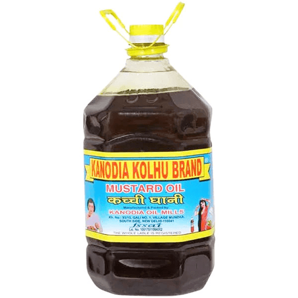 kanodia kolhu brand mustard oil 5 ltr