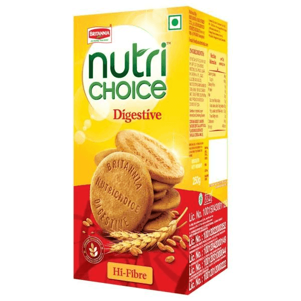 britannia nutri choice digestive hi-fiber biscuits 250 gm
