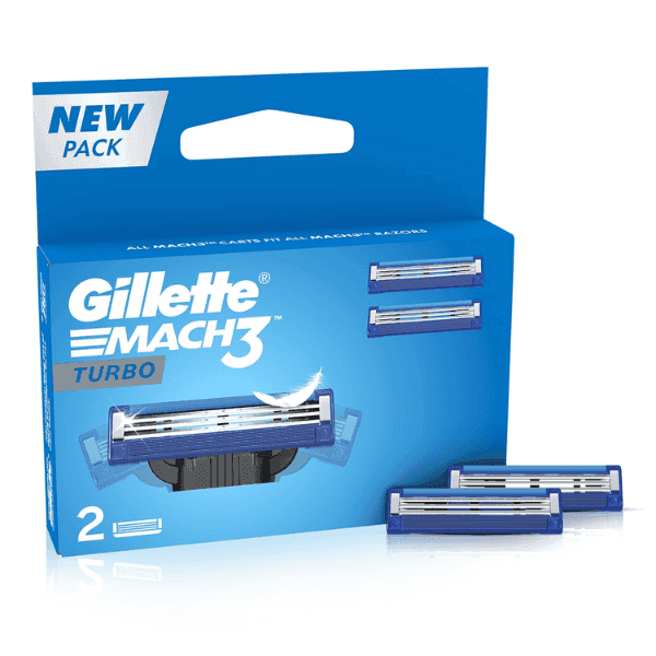 gillette mach3 turbo 2 cartridges