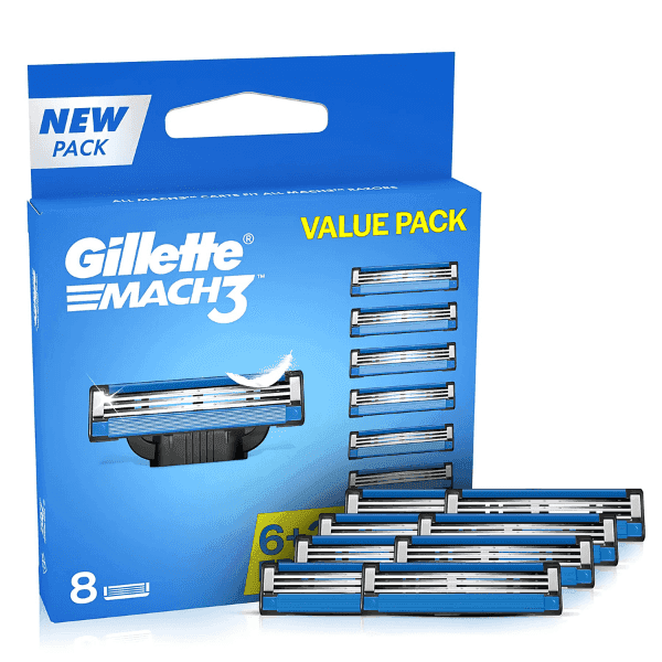 gillette mach3 8 cartridges