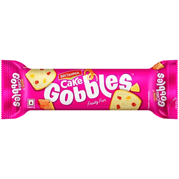 britannia gobbles fruity fun cake 45 gm
