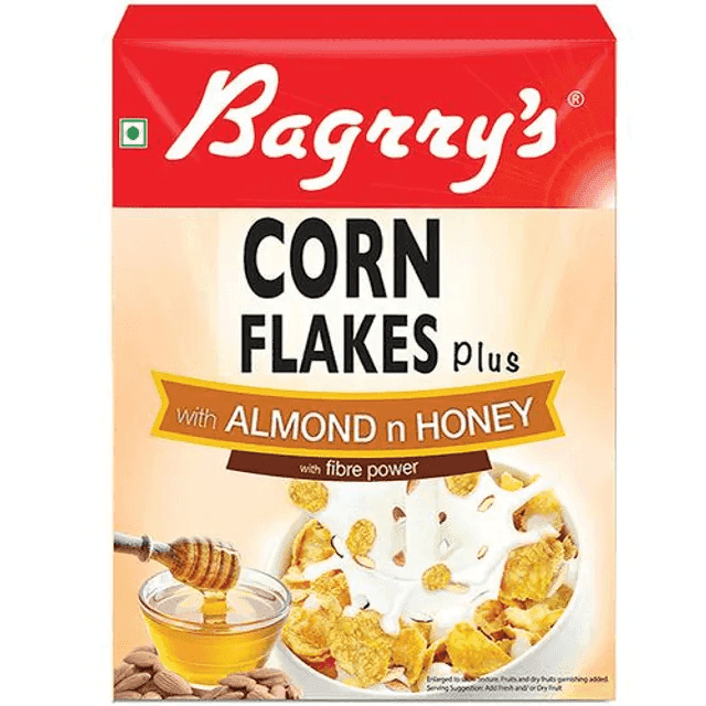 bagrry's almond & honey corn flakes 300 gm (box)
