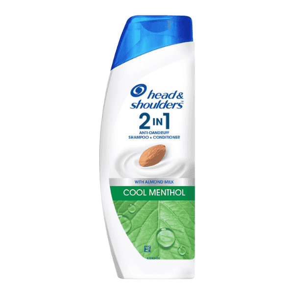 head & shoulders 2-in-1 anti-dandruff cool menthol shampoo+conditioner 340 ml