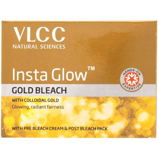 vlcc insta glow gold bleach 30 gm