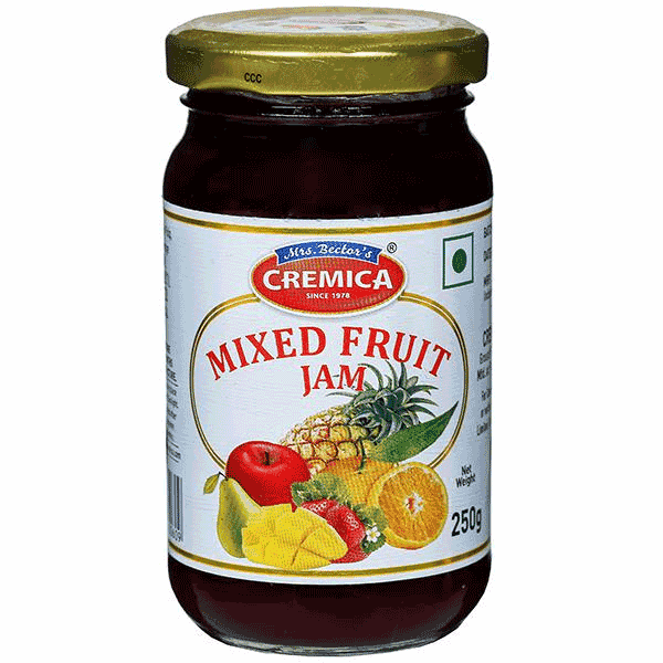 cremica mixed fruit jam 250 gm